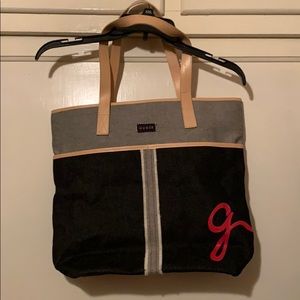 Vintage Guess denim/sack tote